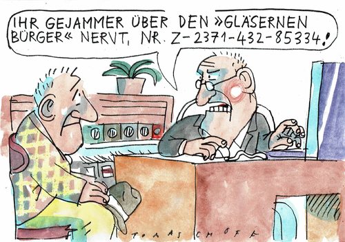 gläserner Bürger