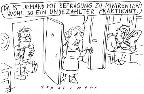 Cartoon: Minirenten (medium) by Jan Tomaschoff tagged renten,renten,rente,klinkenputzer,alter,ältere,altersgeld,altersteilzeit,altersversorgung,altersvorsorge,arbeitsmarkt,frührente,gebrechen,gebrechlich,geld,greis,greisenalter,greisin,großeltern,großmutter,großvater,hinterbliebenenrente,invalidenrente,lebensabend,lebensabschnitt,müntefering,norbert blüm,oma,opa,pension,pensionär,pflege,private altersversorgung,rente gehen,rentenempfänger,rentenversicherung,rentner,rentnerin,riester,riesterrente,ruhegehalt,ruhegeld,ruhestand,versorgungsbezüge,vollrente,vorsorge,witwenrente,zusatzrente,praktikant,unfarge,türumfrage,norbert,blüm,private,gehen