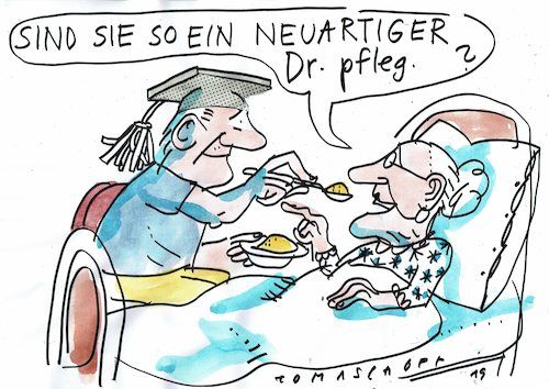 Pflege By Jan Tomaschoff Philosophy Cartoon Toonpool 