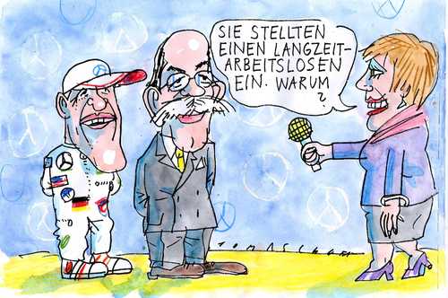 Cartoon: Schumi (medium) by Jan Tomaschoff tagged schmacher,f1,mercedes,daimler,zetsche,arbeitslose,bundesagentur,schmacher,f1,daimler,zetsche,arbeitslose,bundesagentur,arbeit,job,karriere,beruf,arbeitslosigkeit,jobsuche,jobs,sport,autorennen,autos,industrie,autoindustrie,wirtschaft