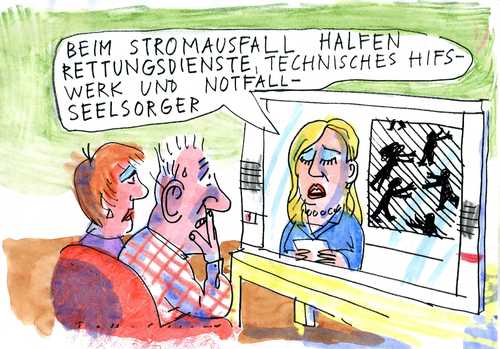 Stromausfall By Jan Tomaschoff Politics Cartoon Toonpool