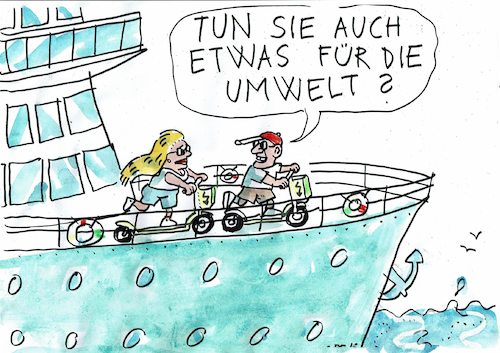 Umwelt By Jan Tomaschoff | Nature Cartoon | TOONPOOL