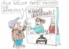 Cartoon: BSW (small) by Jan Tomaschoff tagged wahlen,parteien,wagenknecht