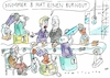 Cartoon: burnout (small) by Jan Tomaschoff tagged roboter,arbeit,stress,fließband