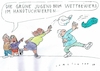 Cartoon: Handtuch (small) by Jan Tomaschoff tagged grüne,jugend,rücktritt