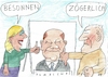 Cartoon: Scholz (small) by Jan Tomaschoff tagged scholz,führung,besonnenheit,zögern