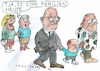 Cartoon: SPD (small) by Jan Tomaschoff tagged spd,sscholr,pistorius,woidke,wahlen