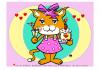 Cartoon: COOL CAT 01- Happy Birthdday (small) by FeliXfromAC tagged nice animals tiere tier logos sympathiefiguren mascots wallpapers characters characterdesign figuren hey melde dich whimsical felix alias reinhard horst design line red love herzen beziehung aachen katze cat party greeting card stockart alisa comic cartoo