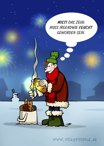 Cartoon: Brot statt Böller - die Karte (medium) by volkertoons tagged volkertoons,cartoon,lustig,humor,silvester,neujahr,böller,brot,albern,silvester,neujahr,böller,brot,albern,knallen,feuerwerk,nahrung,lebensmittel,brot statt böller,slogan,hunger,statt