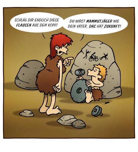 Cartoon: Der kleine Erfinder (medium) by volkertoons tagged cartoons,volkertoons,humor,stone,age,steinzeit,rad,wheel,erfindung,invention,steinzeit,rad,erfindung,innovation,entdeckung,entwicklung,geschichte,höhlenmensch,mensch,menschen,kultur,erfinden,erfinder,entdecker,rund,mammut,mammutjäger,jäger,job,karriere,zukunft