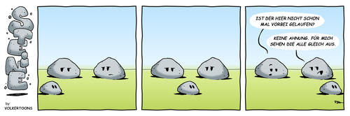 Cartoon: STEINE - Junge Leute II (medium) by volkertoons tagged stein,steine,stone,stones,jugendliche,youngsters,kids,humor,stein,steine,stone,stones,jugendliche,youngsters,kids,humor