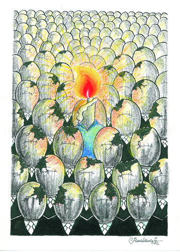 Cartoon: bulb (medium) by halisdokgoz tagged bulb