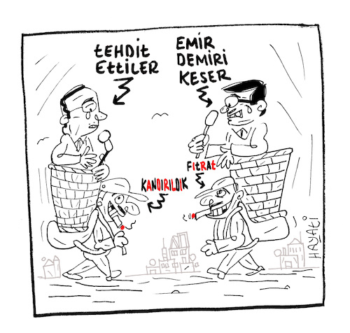 Cartoon: Befehl ist Befehl (medium) by Hayati tagged korruption,politik,buergermeister,gepaecktraeger,veraltete,berufe,hayati,boyacioglu,cartoon,karikatür,berlin,befehl,korruption,politik,buergermeister,gepaecktraeger,veraltete,berufe,hayati,boyacioglu,cartoon,karikatür,berlin