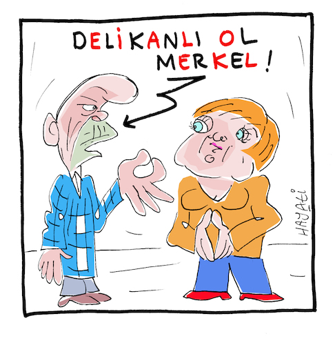 Sei ein Mann Merkel!