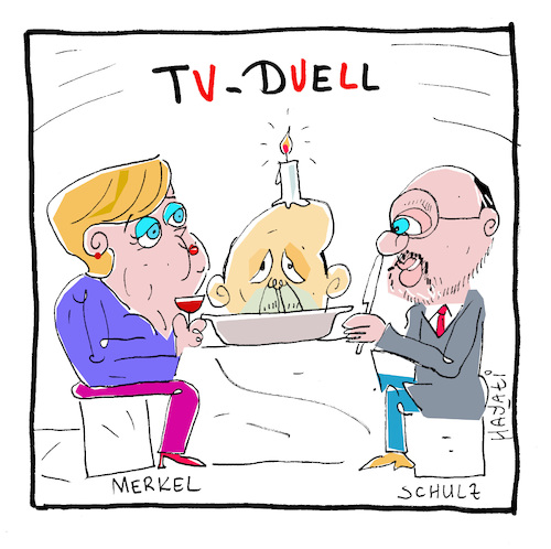 Cartoon: TV-Duell (medium) by Hayati tagged tv,duell,televizyon,duellosu,angela,merkel,cdu,martin,schulz,spd,europa,tuerkei,recep,tayyip,erdogan,akp,ankara,ard,zdf,almanya,deutschland,wahlen,secimler,karikatur,hayati,boyacioglu,berlin,tv,duell,televizyon,duellosu,angela,merkel,cdu,martin,schulz,spd,europa,tuerkei,recep,tayyip,erdogan,akp,ankara,ard,zdf,almanya,deutschland,wahlen,secimler,karikatur,hayati,boyacioglu,berlin