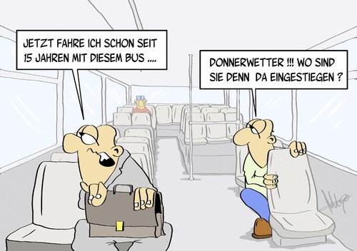 Cartoon: 15 Jahre Bus (medium) by Marcus Gottfried tagged bus,busfahrt,länge,lang,kunde,fahrgast,marcus,gottfried,cartoon,karikatur,15,jahre,fahrt,nahverkehr,öffentlich,öpnv,einstieg,verzweiflung,bus,busfahrt,länge,lang,kunde,fahrgast,marcus,gottfried,cartoon,karikatur,15,jahre,fahrt,nahverkehr,öffentlich,öpnv,einstieg,verzweiflung