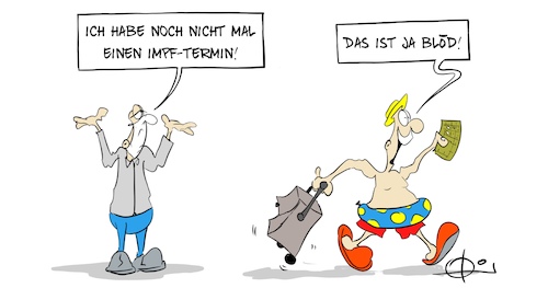 Cartoon: 20210505-ImpfTermin (medium) by Marcus Gottfried tagged impfe,urlaub,ferien,frei,corona,freiheit,covid,vorzüge,genesen,geimpft,getestet,termin,impfzentrum,impfe,urlaub,ferien,frei,corona,freiheit,covid,vorzüge,genesen,geimpft,getestet,termin,impfzentrum