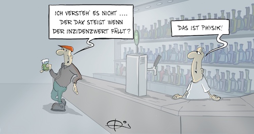 Cartoon: 20210508-Inzidenz (medium) by Marcus Gottfried tagged inzidenz,inzidenzwert,corona,covid,spahn,infektion,börse,kurse,gewinn,verlust,aktien,wert,wertpapier,physik,mechanik,inzidenz,inzidenzwert,corona,covid,spahn,infektion,börse,kurse,gewinn,verlust,aktien,wert,wertpapier,physik,mechanik