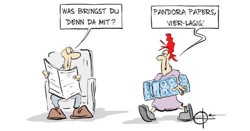 Cartoon: 20211004-PandoraPapers (medium) by Marcus Gottfried tagged pandora,papers,geld,schwarzgeld,kassen,steueroase,finanzamt,pandora,papers,geld,schwarzgeld,kassen,steueroase,finanzamt