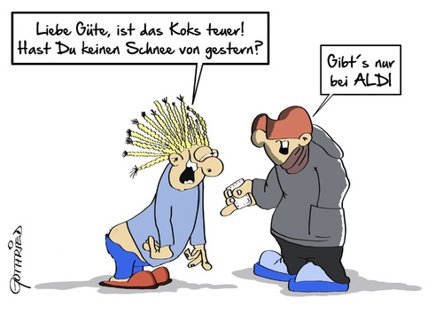 Cartoon: Aldi Koks (medium) by Marcus Gottfried tagged aldi,albrecht,supermarkt,koks,drogen,bananen,deal,dealer,verkauf,kiste,fehler,schnee,abhängiger,puder,preiswert,marcus,gottfried,cartoon,karikatur,aldi,albrecht,supermarkt,koks,drogen,bananen,deal,dealer,verkauf,kiste,fehler,schnee,abhängiger,puder,preiswert,marcus,gottfried,cartoon,karikatur