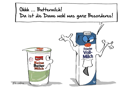 Cartoon: Buttermilch (medium) by Marcus Gottfried tagged buttermilch,butter,milch,molke,kühlschrank,milchpreis,verwerfung,gesellschaft,riss,dame,herr,neid,wert,wertigkeit,landwirtschaft,nahrungsmittel,besser,freunde,marcus,gottfried,cartoon,karikatur,buttermilch,butter,milch,molke,kühlschrank,milchpreis,verwerfung,gesellschaft,riss,dame,herr,neid,wert,wertigkeit,landwirtschaft,nahrungsmittel,besser,freunde,marcus,gottfried,cartoon,karikatur