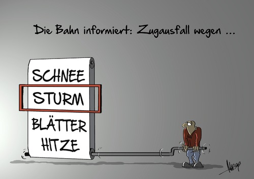 die Bahn informiert