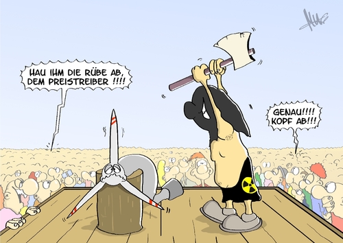 Cartoon: Henker (medium) by Marcus Gottfried tagged henker,preistreiber,mittelalter,procon,solarenergie,eeg,marcus,gottfried,cartoon,karikatur,energiegesetz,kosten,kostensteigerung,atom,atomkraft,kunde,geld,kopf,töten,sieger,henker,preistreiber,mittelalter,procon,solarenergie,eeg,marcus,gottfried,cartoon,karikatur,energiegesetz,kosten,kostensteigerung,atom,atomkraft,kunde,geld,kopf,töten,sieger