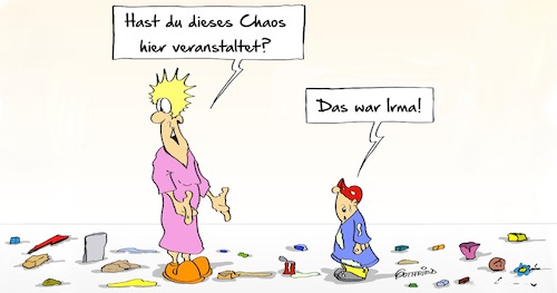 Cartoon: Irma (medium) by Marcus Gottfried tagged usa,hurrikan,sturm,tropen,tropentauglich,hurrikansaison,karibik,wind,krümel,kind,kinderzimmer,irma,freude,marcus,gottfried,cartoon,karikatur,usa,hurrikan,sturm,tropen,tropentauglich,hurrikansaison,karibik,wind,krümel,kind,kinderzimmer,irma,freude,marcus,gottfried,cartoon,karikatur