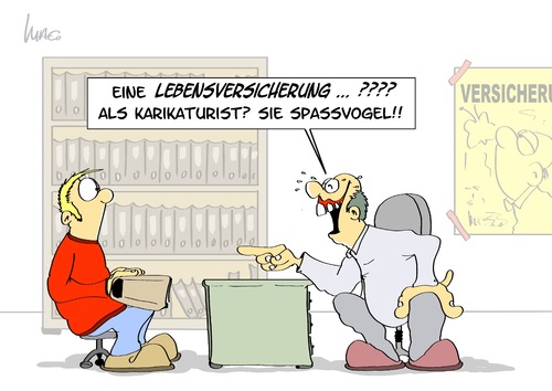 Cartoon: Lebensversicherung (medium) by Marcus Gottfried tagged versicherung,lebensversicherung,risiko,cartoonist,cartoon,karikatur,karikaturist,widerstand,islam,moslem,christ,glaube,religion,zeichnung,verletzung,stimmung,demonstration,spassvogel,lachen,büro,versicherungsmakler,versicherung,lebensversicherung,risiko,cartoonist,cartoon,karikatur,karikaturist,widerstand,islam,moslem,christ,glaube,religion,zeichnung,verletzung,stimmung,demonstration,spassvogel,lachen,büro,versicherungsmakler