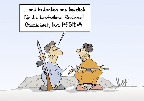 Cartoon: Pegidareklame (medium) by Marcus Gottfried tagged gezeichnet,staunen,danke,dankschreiben,reklame,kostenlos,pegida,magazin,islamkritisch,schießerei,verletzte,gebäude,redaktion,karikatur,hebo,charlie,satirezeitschrift,satire,tote,terror,rache,frankreich,angriff,islamisten,paris,paris,islamisten,angriff,frankreich,rache,terror,tote,satire,satirezeitschrift,charlie,hebo,karikatur,redaktion,gebäude,verletzte,schießerei,islamkritisch,magazin,pegida,kostenlos,reklame,dankschreiben,danke,staunen,gezeichnet