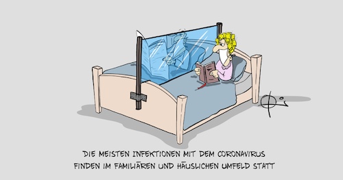 Cartoon: Private Infektion (medium) by Marcus Gottfried tagged corona,covid,infektion,infektionskrankheit,zahl,menge,privat,häuslich,anstecken,ansteckung,bett,schlafzimmer,familiär,familie,ehe,nähe,corona,covid,infektion,infektionskrankheit,zahl,menge,privat,häuslich,anstecken,ansteckung,bett,schlafzimmer,familiär,familie,ehe,nähe