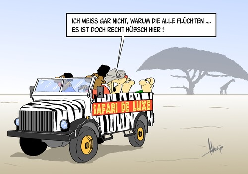 Cartoon: Safari (medium) by Marcus Gottfried tagged safari,giraffe,auto,affenbrotbaum,akazie,marcus,gottfried,cartoon,karikatur,europa,abschotten,lampedusa,not,flüchtling,einigeln,einwanderer,einwanderung,afrika,boatpeople,bootsflüchtling,ertrinken,frontex,grenze,tour,reise,safari,giraffe,auto,affenbrotbaum,akazie,marcus,gottfried,cartoon,karikatur,europa,abschotten,lampedusa,not,flüchtling,einigeln,einwanderer,einwanderung,afrika,boatpeople,bootsflüchtling,ertrinken,frontex,grenze,tour,reise