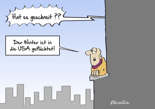 Schnee geflüchtet