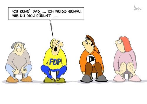 Cartoon: Selbsthilfegruppe (medium) by Marcus Gottfried tagged fdp,piraten,selbsthilfegruppe,klage,klagen,beklagen,trauer,wahl,bundestagswahl,verluste,fünf,prozent,einzug,regierung,koalition,kollege,gefühl,fdp,piraten,selbsthilfegruppe,klage,klagen,beklagen,trauer,wahl,bundestagswahl,verluste,fünf,prozent,einzug,regierung,koalition,kollege,gefühl