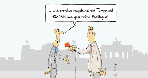 Cartoon: Tempolimit (medium) by Marcus Gottfried tagged tempolimit,greta,klima,wind,sturm,gesetz,klimawandel,wetter,orkan,hurrikane,tempolimit,greta,klima,wind,sturm,gesetz,klimawandel,wetter,orkan,hurrikane