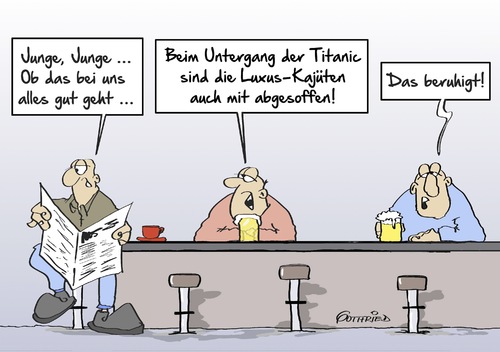 Cartoon: Titanic (medium) by Marcus Gottfried tagged wirtschaft,arm,reich,luxus,armut,untergang,titanic,reichtum,gleichheit,sorge,abgesoffen,gesunken,schiff,vergleich,freude,marcus,gottfried,cartoon,karikatur,wirtschaft,arm,reich,luxus,armut,untergang,titanic,reichtum,gleichheit,sorge,abgesoffen,gesunken,schiff,vergleich,freude,marcus,gottfried,cartoon,karikatur