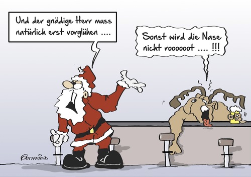 Cartoon: Vorglühen (medium) by Marcus Gottfried tagged karikatur,cartoon,gottfried,marcus,glück,frieden,winter,schnee,elch,xmas,rot,nase,rudolf,feiertag,jesus,christ,nikolaus,weihnachten,weihnacht,weihnacht,weihnachten,nikolaus,christ,jesus,feiertag,rudolf,nase,rot,xmas,elch,schnee,winter,frieden,glück,marcus,gottfried,cartoon,karikatur