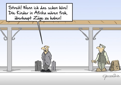 Zug in Afrika