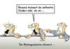 Cartoon: Rüstungsindustrie informiert (small) by Marcus Gottfried tagged rüstung,rüstungsindustrie,waffen,krieg,gewinn,verlust,einkommen,verkauf,unruhe,tote,verletzte,freude,marcus,gottfried,cartoon,karikatur,panzer,pistolen,gewehr,export,munition