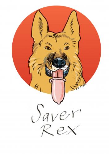 Cartoon: Saver Rex (medium) by Kossak tagged kommissar,rex,schäferhund,shepherd,tv,krimi,condom,kondom,schutz,save,contraception,dog,hund,verhütung,tier,tiere,rex,hund,hunde,kommissar rex,wachhund,polizei,kripo,tv,serie,fernsehen,kommissar