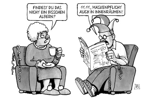 11.11.-Maskenpflicht