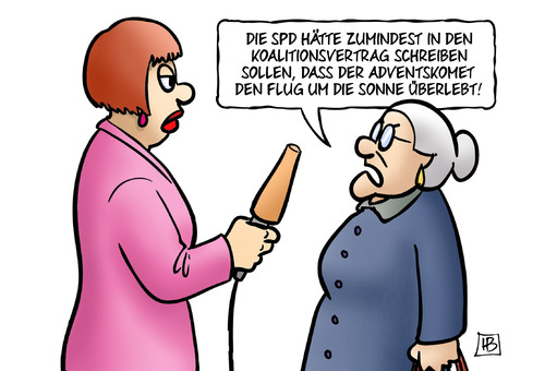 Cartoon: Adventskomet (medium) by Harm Bengen tagged komet,ison,adventskomet,weihnachtsstern,stern,sonne,koalitionsvertrag,mitgliederbefragung,rollenverteilung,ministerposten,abstimmen,schwarz,bundesregierung,rot,cdu,csu,spd,grosse,koalition,harm,bengen,cartoon,karikatur,komet,ison,adventskomet,weihnachtsstern,stern,sonne,koalitionsvertrag,mitgliederbefragung,rollenverteilung,ministerposten,abstimmen,schwarz,bundesregierung,rot,cdu,csu,spd,grosse,koalition,harm,bengen,cartoon,karikatur