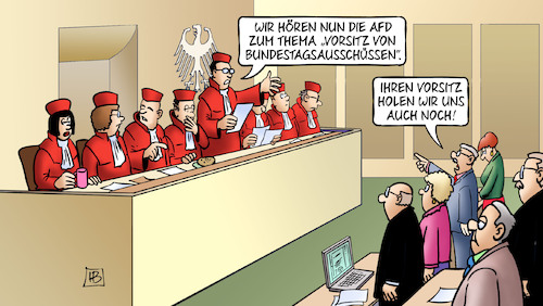 Cartoon: AfD-Ausschussvorsitz (medium) by Harm Bengen tagged afd,vorsitz,bundestagsausschüsse,ausschussvorsitz,bverfg,harm,bengen,cartoon,karikatur,afd,vorsitz,bundestagsausschüsse,ausschussvorsitz,bverfg,harm,bengen,cartoon,karikatur