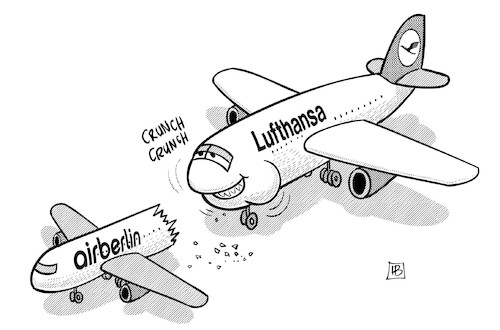 Air Berlin und Lufthansa