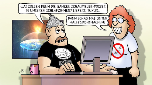 Cartoon: Allesdichtmachen (medium) by Harm Bengen tagged schaupieler,poster,schlafzimmer,liefers,tukur,allesdichtmachen,verschwörungstheorie,coronaleugner,impfgegner,kampagne,computer,harm,bengen,cartoon,karikatur,schaupieler,poster,schlafzimmer,liefers,tukur,allesdichtmachen,verschwörungstheorie,coronaleugner,impfgegner,kampagne,computer,harm,bengen,cartoon,karikatur