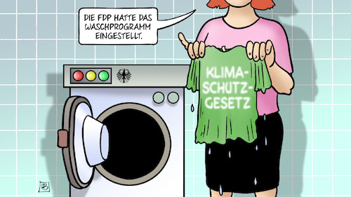 Cartoon: Ampel und Klimaschutzgesetz (medium) by Harm Bengen tagged fdp,waschprogramm,eingelaufen,änderung,klimaschutzgesetz,ampel,waschmaschine,verwaschen,klimaziele,harm,bengen,cartoon,karikatur,fdp,waschprogramm,eingelaufen,änderung,klimaschutzgesetz,ampel,waschmaschine,verwaschen,klimaziele,harm,bengen,cartoon,karikatur