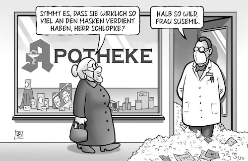 Apotheken und Masken