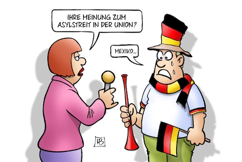 Asylstreit und WM