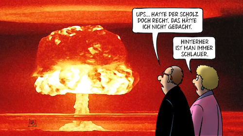 Cartoon: Atomkriegs-Szenario (medium) by Harm Bengen tagged atomkrieg,szenario,scholz,atombombe,explosion,atompilz,schwere,waffen,russland,ukraine,krieg,harm,bengen,cartoon,karikatur,atomkrieg,szenario,scholz,atombombe,explosion,atompilz,schwere,waffen,russland,ukraine,krieg,harm,bengen,cartoon,karikatur