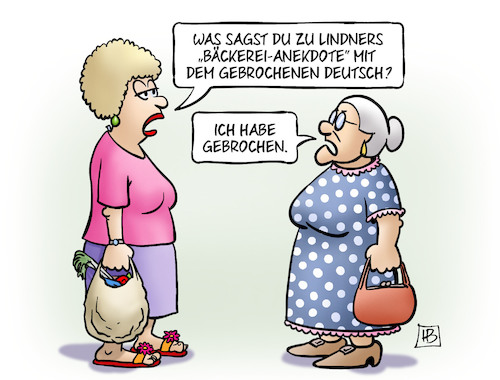 Cartoon: Bäckerei-Anekdote (medium) by Harm Bengen tagged bäckerei,anekdote,lindner,fdp,gebrochenes,deutsch,erbrochen,gekotzt,rassismus,migration,flüchtlinge,harm,bengen,cartoon,karikatur,bäckerei,anekdote,lindner,fdp,gebrochenes,deutsch,erbrochen,gekotzt,rassismus,migration,flüchtlinge,harm,bengen,cartoon,karikatur